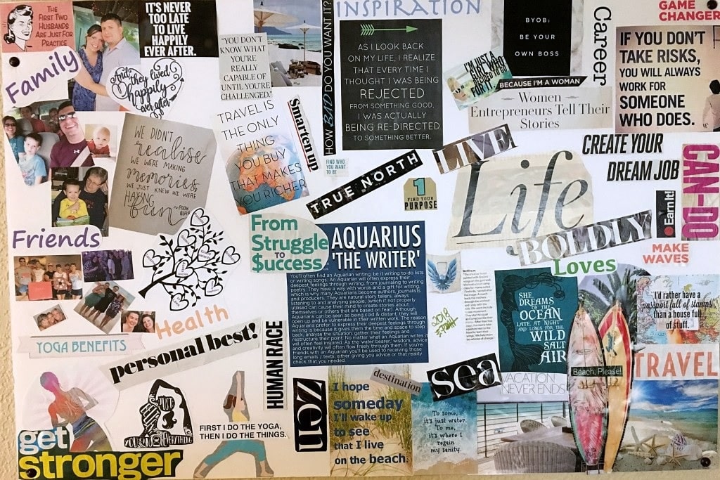 vision board that boosts your recovery | vision boards that can help recovery | making a vision board