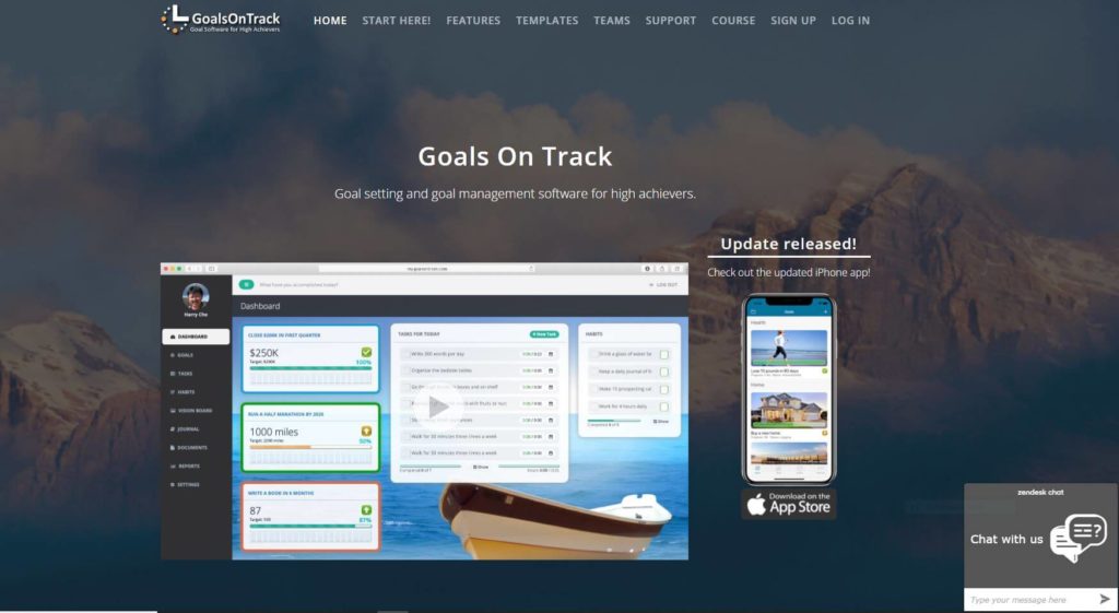 keep track of goals | goals on track login | best goal tracking websites