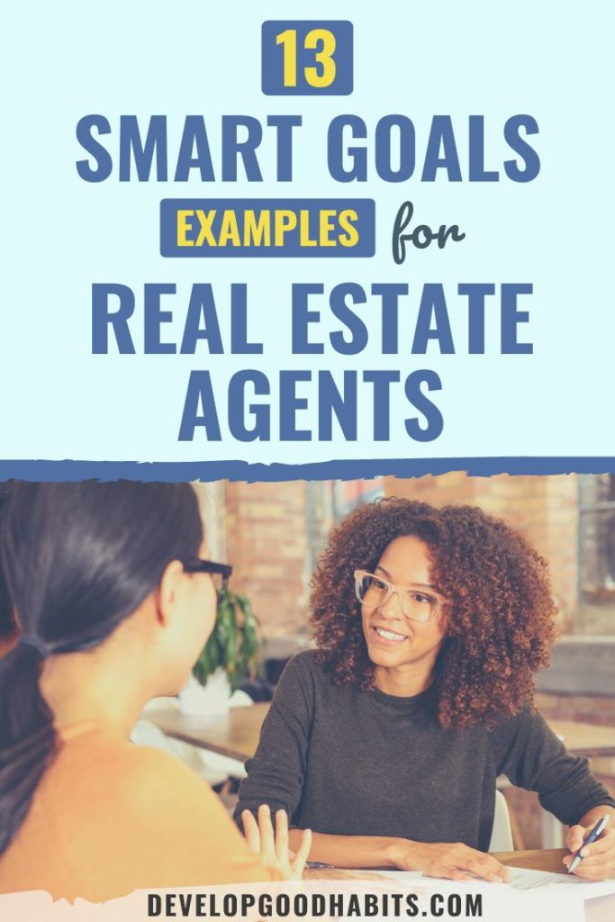 smart goals for real estate agents | realistic goals for new real estate agents | long term goals for real estate agents