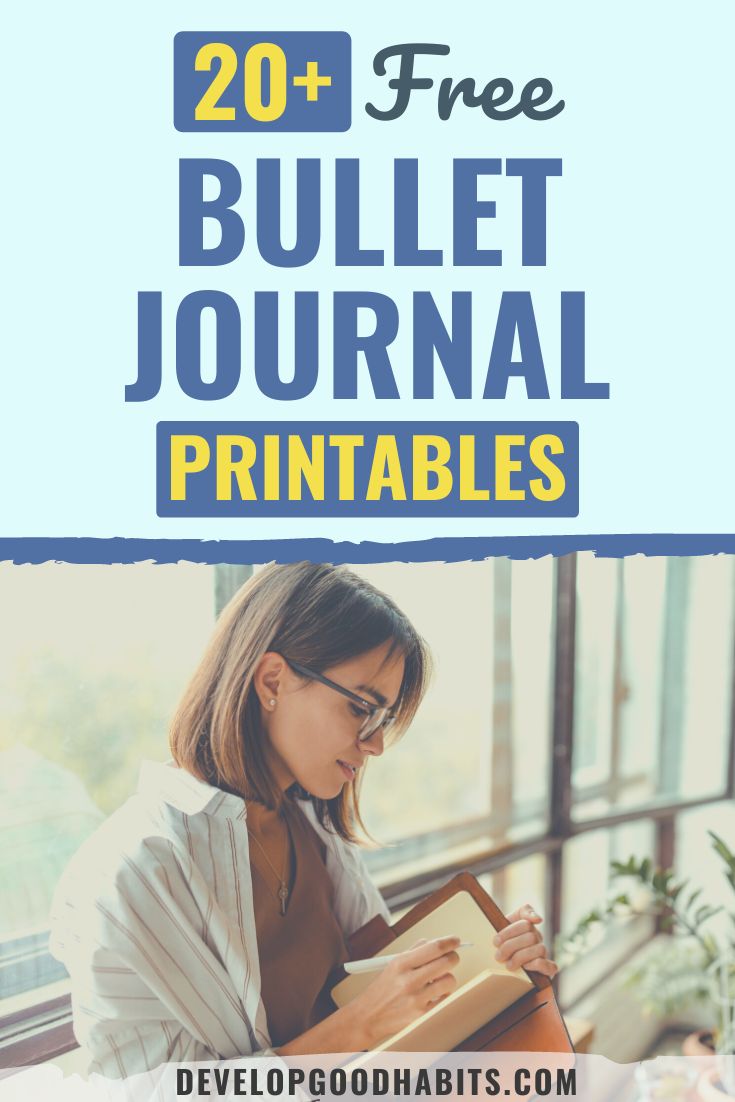 22 Free Bullet Journal Printables for 2022