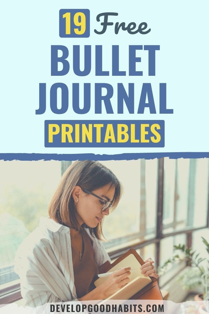 19 Free Bullet Journal Printables for 2022