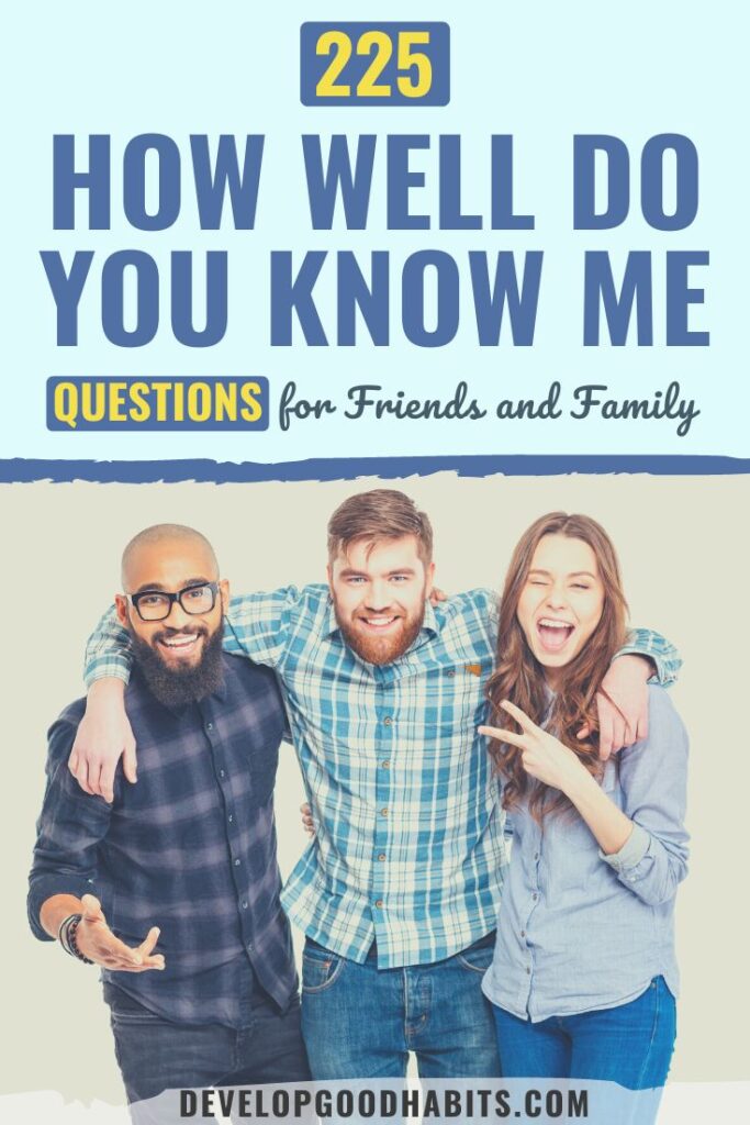 how well do you know me questions | how well do you know me questions for family | unique how well do you know me questions
