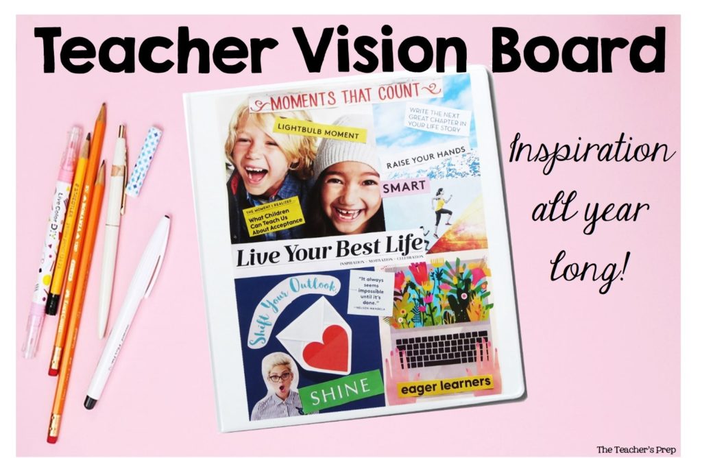 latest vision board for teachers | vision board templates for teachers | vision board ideas and examples for teachers