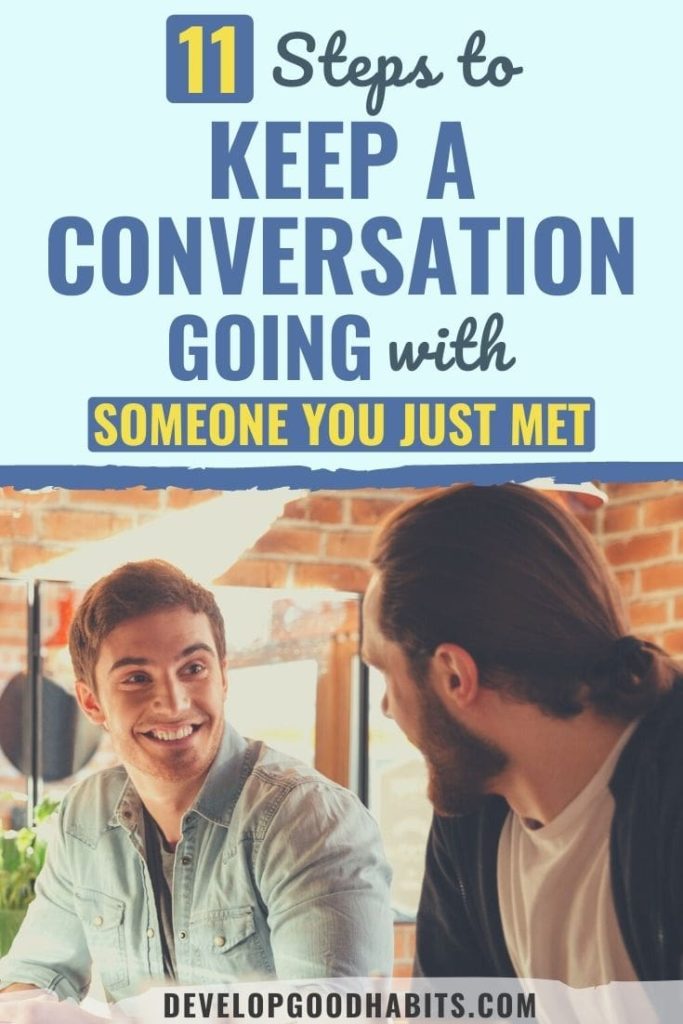 comment entretenir une conversation |  comment maintenir une conversation avec un étranger |  exemples de comment maintenir une conversation