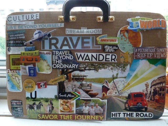 travel vision board printables | travel vision board template | how to make a travel vision board