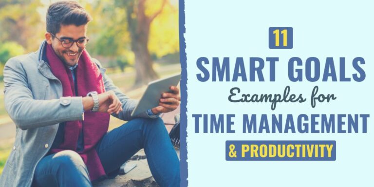 11 SMART Goals Examples for Time Management & Productivity | Develop ...