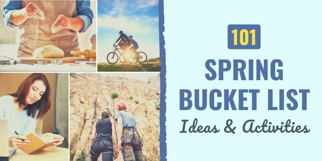 spring bucket list | winter bucket list | summer bucket list