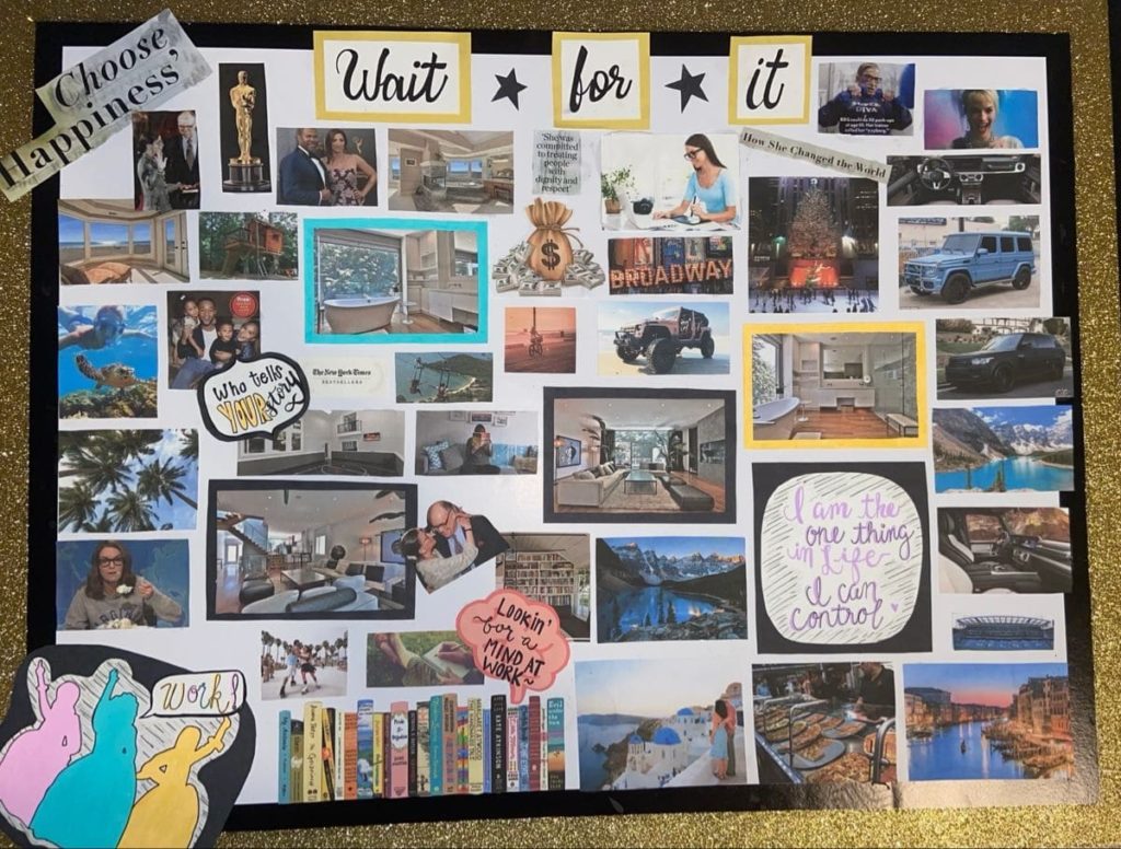 vision board for music goals | how to make a vision board | vision board examples for musicians
