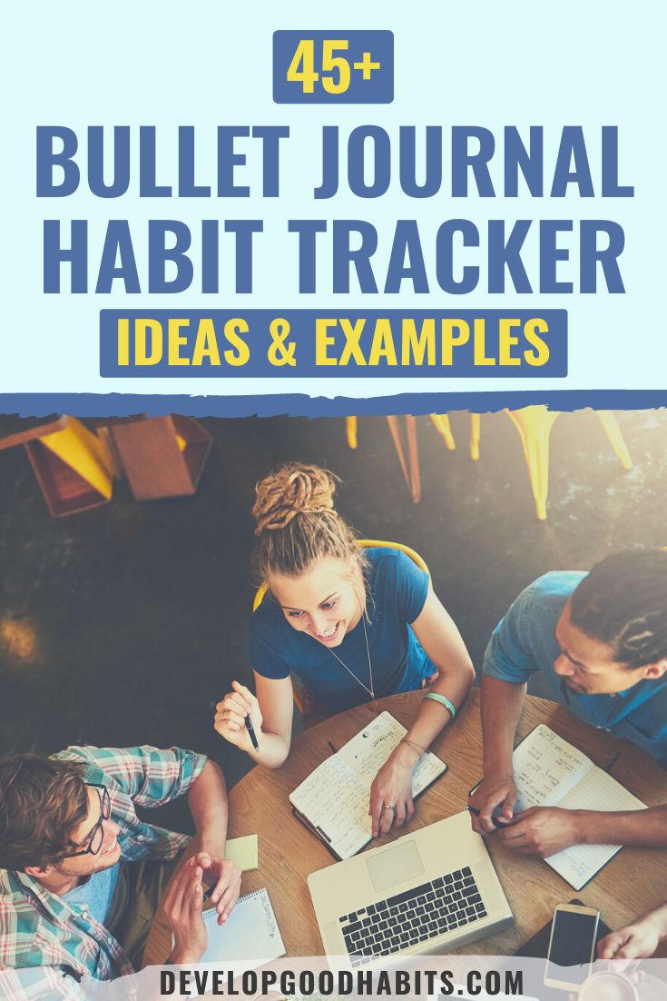 49 Bullet Journal Habit Tracker Ideas & Examples for 2023