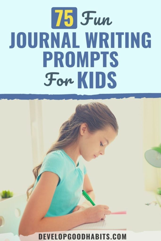 journal prompts for kids | daily journal prompts for kids | fun journal prompts for kids
