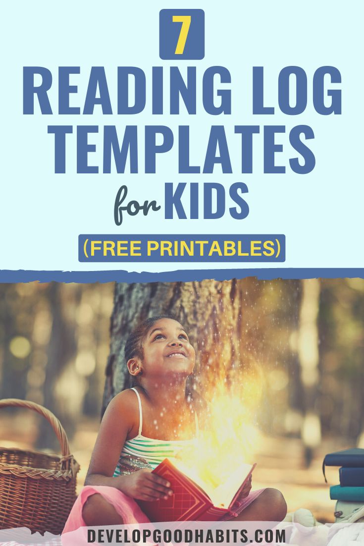 7 Reading Log Templates for Kids 2022 (Free Printables)