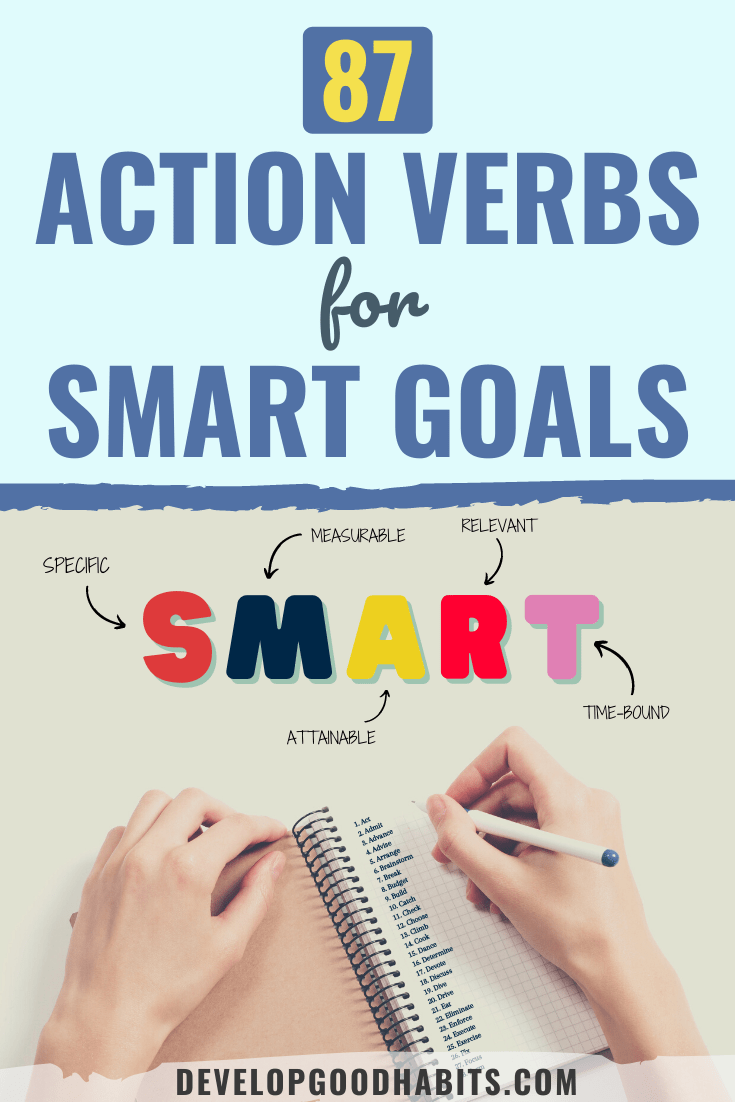 87 Action Verbs for SMART Goals