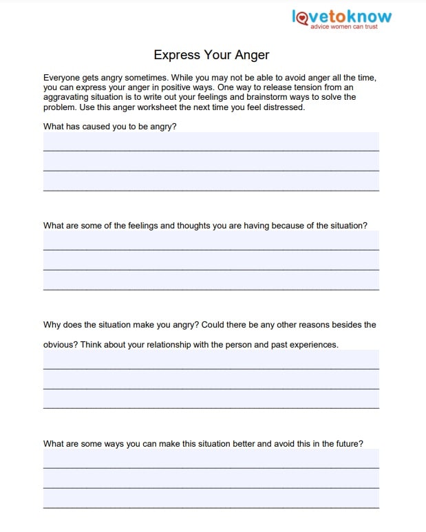 child anger management worksheets | free anger management worksheets | autism anger management worksheets