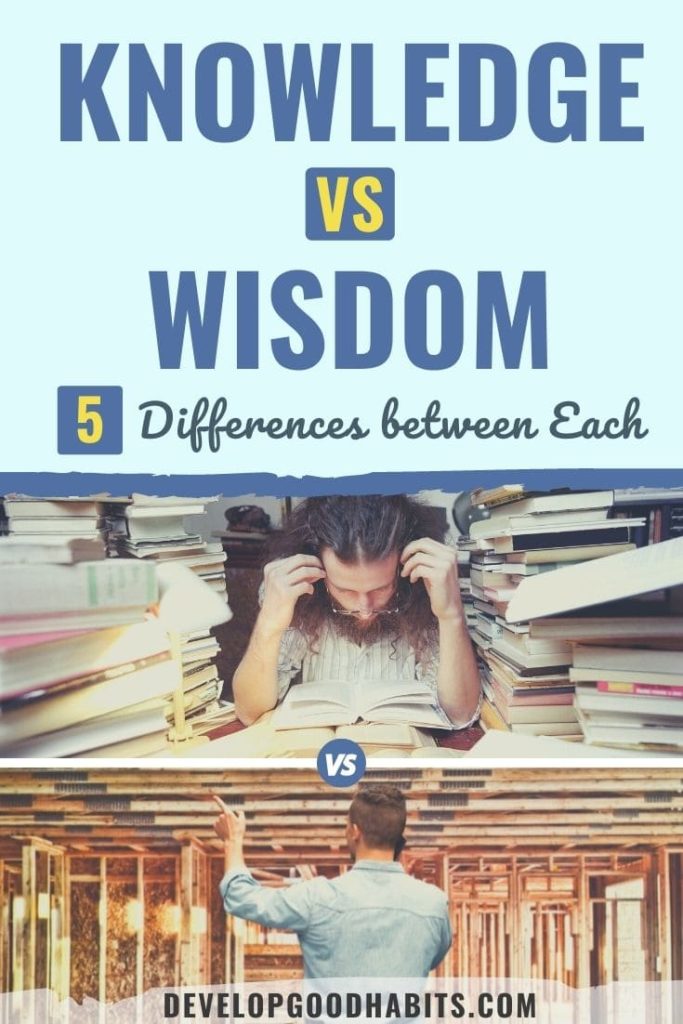 connaissance vs sagesse |  connaissance vs citations de sagesse |  savoir vs sagesse exemple