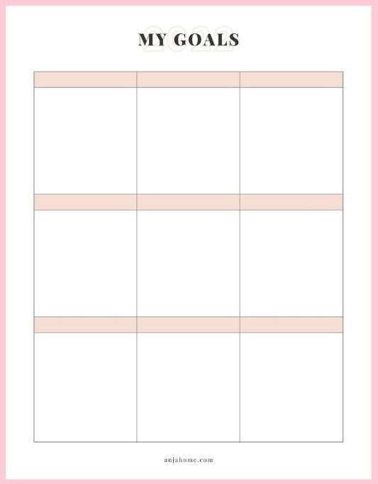 daily weekly monthly goals template | employee monthly goals template | monthly sales goals template