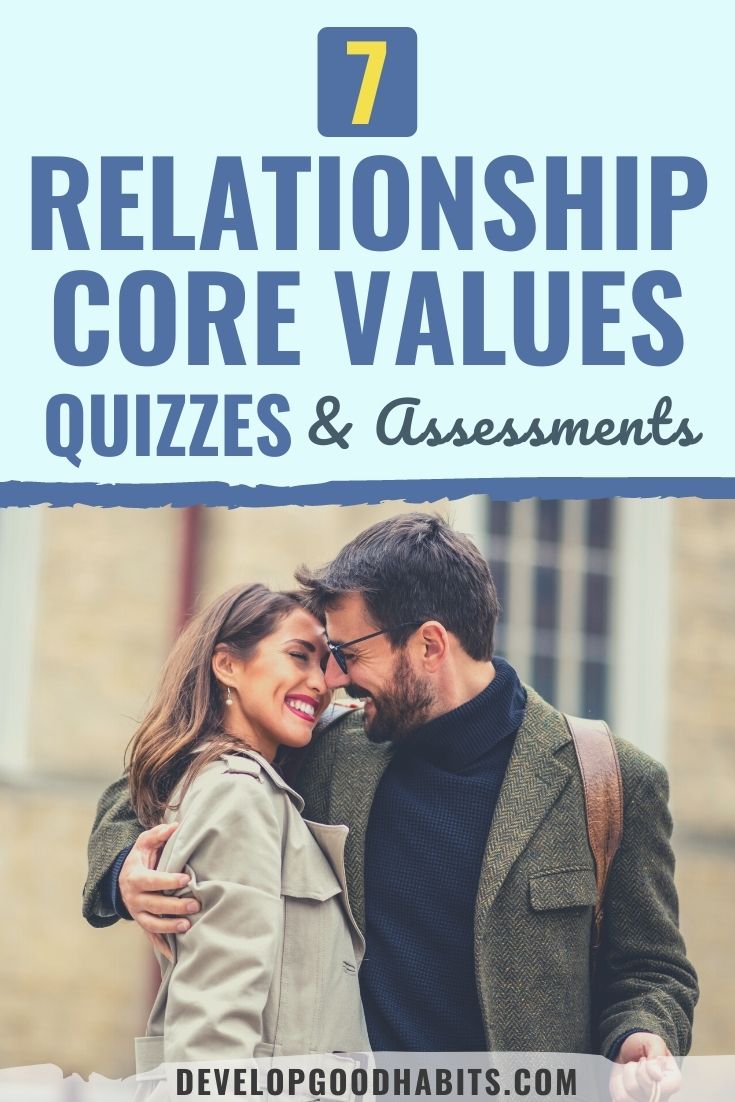 7 Relationship Core Values Quizzes & Assessments