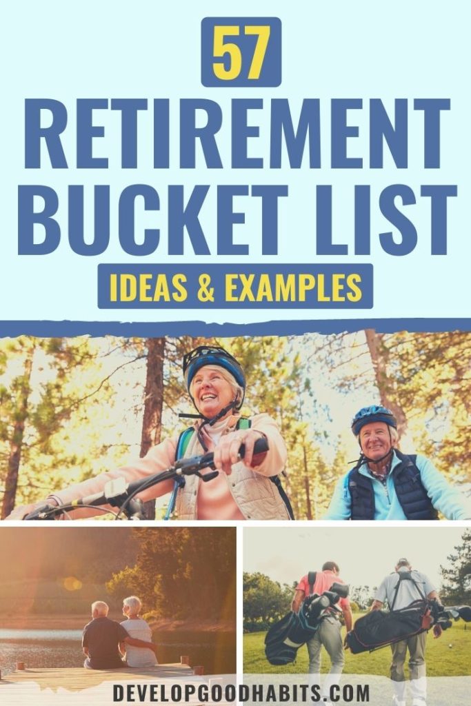 retirement bucket list| retirement bucket list ideas | retirement bucket list examples
