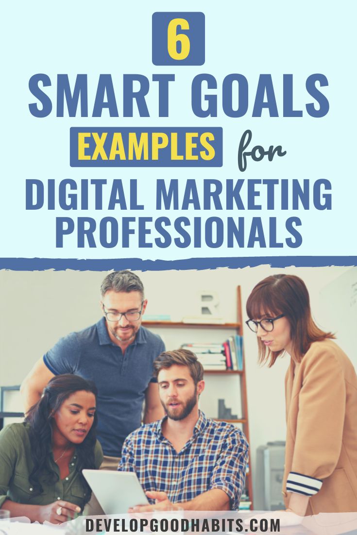 6 SMART Goals Examples for Digital Marketing Professionals