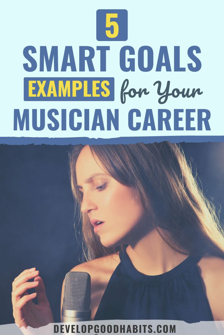 5 exemples d'objectifs SMART pour votre carrière de musicien