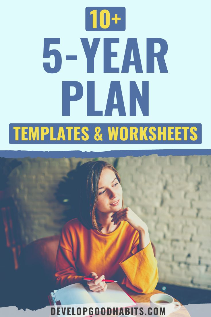 13 5-Year Plan Templates & Worksheets for 2022