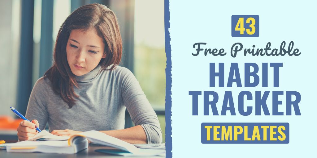 habit tracker template | free editable habit tracker | happy planner habit tracker printable
