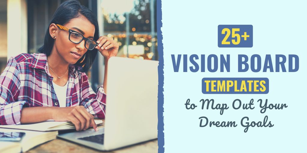 26 Vision Board Templates [Free & Printable for 2024]