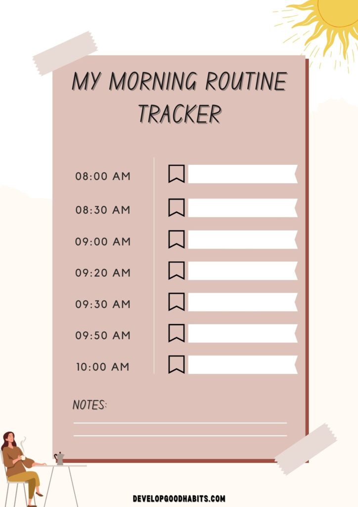 Blank Daily Routine Chart