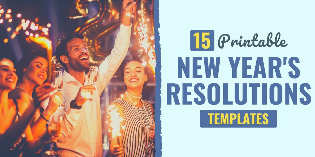 new year's resolution template | new year's resolution template pdf | free new year's resolution template