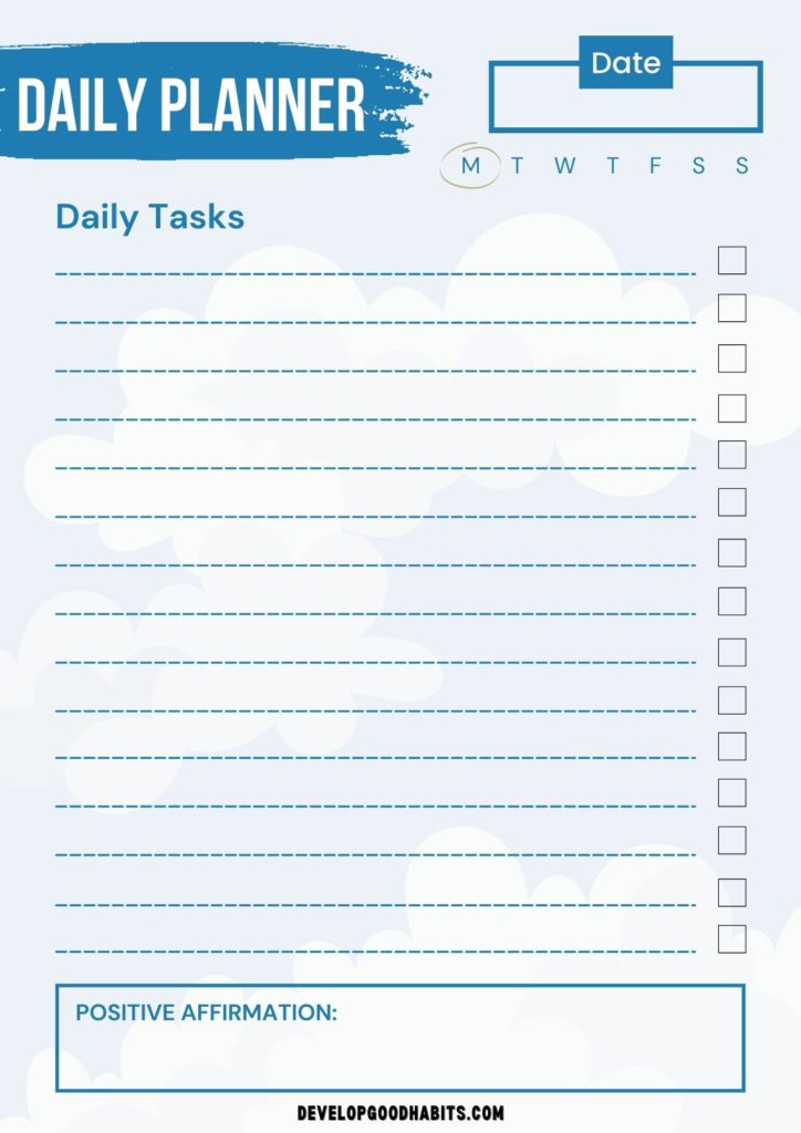 Daily Planners Templates