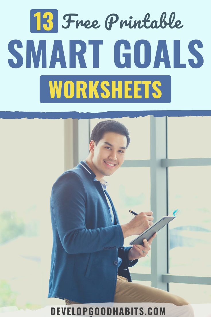 13 Free Printable SMART Goals Worksheets for 2023