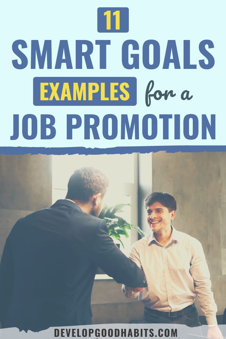 11 SMART Goals Examples for a Job Promotion in 2023