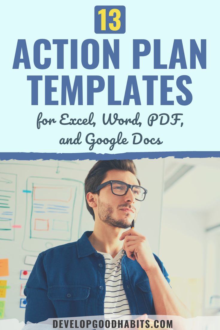 13 Action Plan Templates for Excel, Word, PDF, and Google Docs