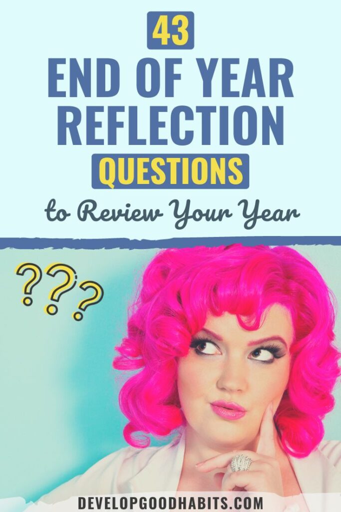 end of year reflection questions | end of year reflection sample | best end of year reflection questions