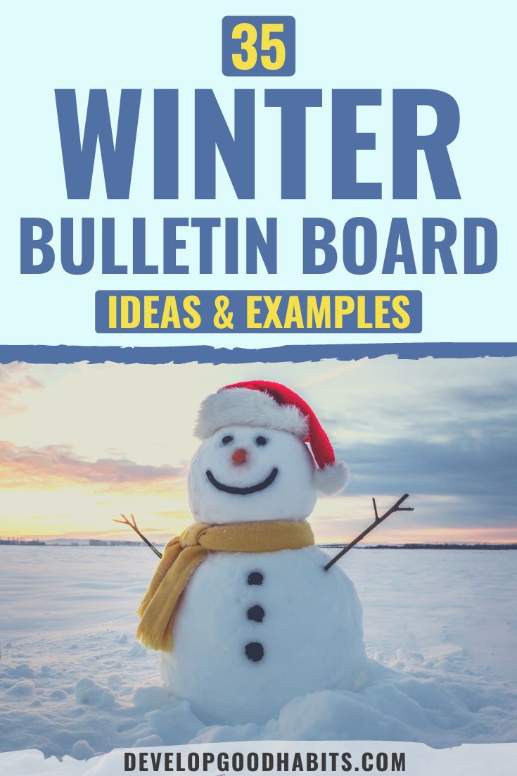 35 Winter Bulletin Board Ideas & Examples for 2023