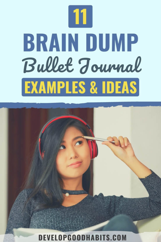 brain dump bullet journal | brain dump journal pdf | brain dump app