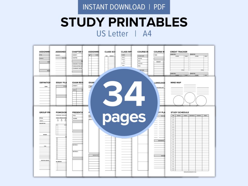 28-study-plan-templates-to-edit-download-and-print