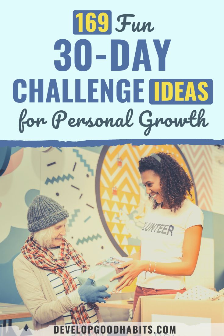 169 Fun 30-Day Challenge Ideas for Personal Growth