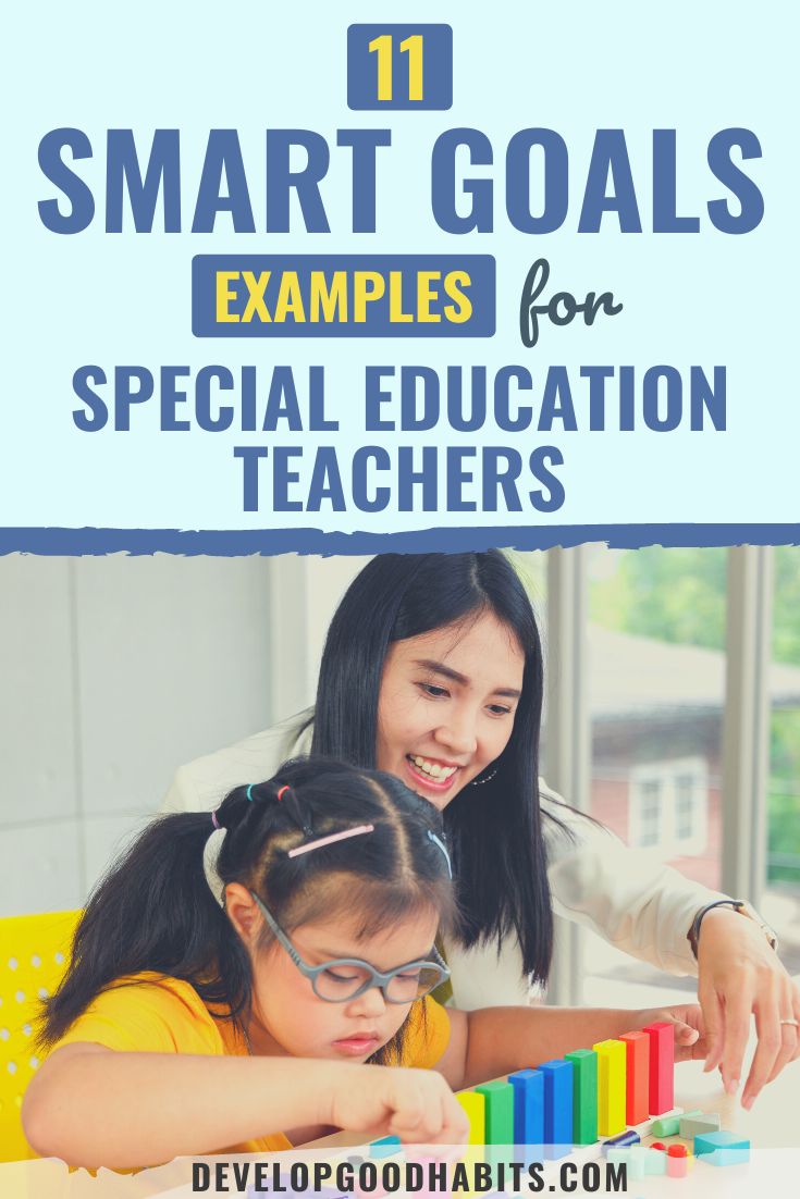 11 SMART Goals Examples for Special Education Teachers