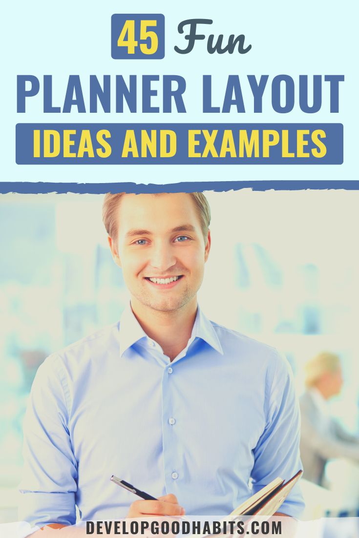 45 Fun Planner Layout Ideas and Examples for 2024