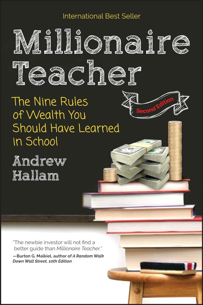 Millionaire Teacher by Andrew Hallam | Best Personal Finance Books | famous personal finance books
