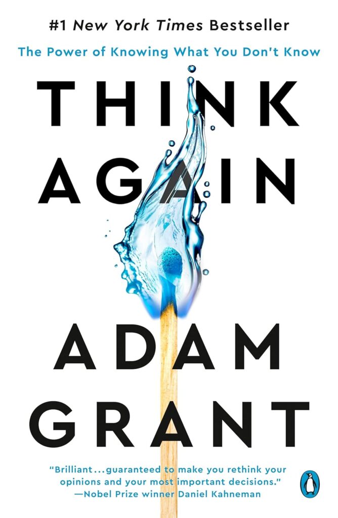 Think Again by Adam Grant | Motivational Books for Personal Development | best motivational books