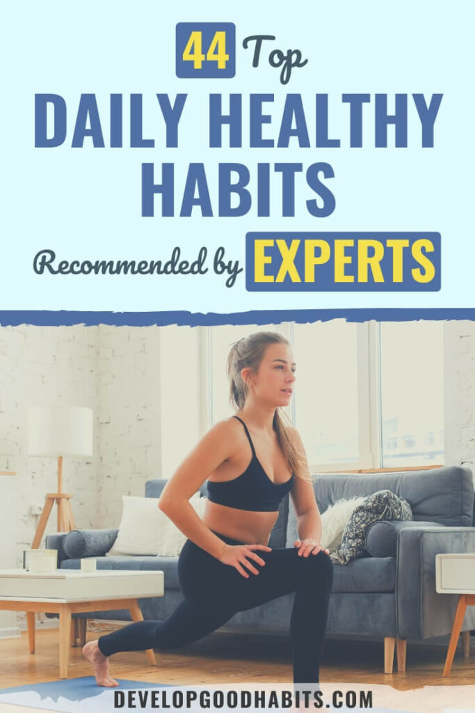 daily health habits | examples of good habits | examples of healthy habits