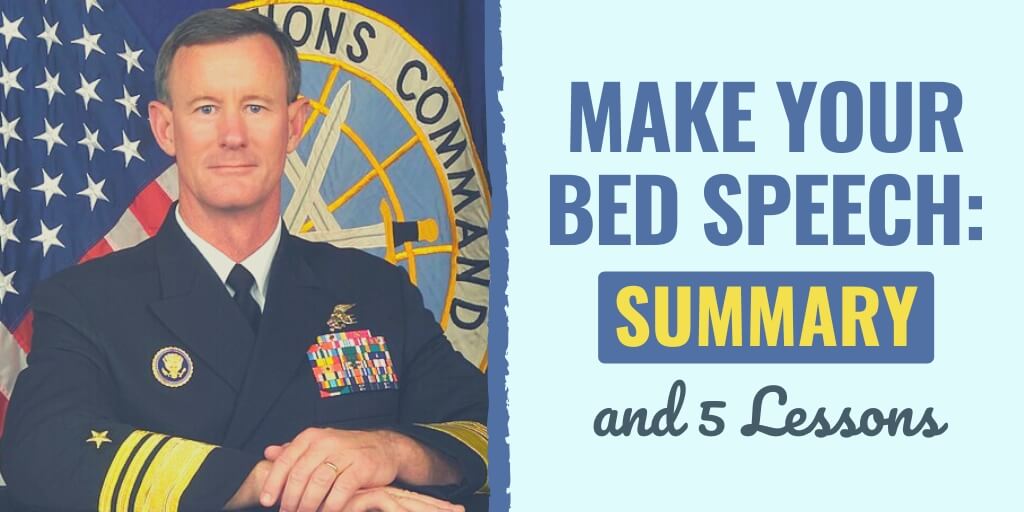 make your bed speech | admiral mcraven | admiral mcraven speech