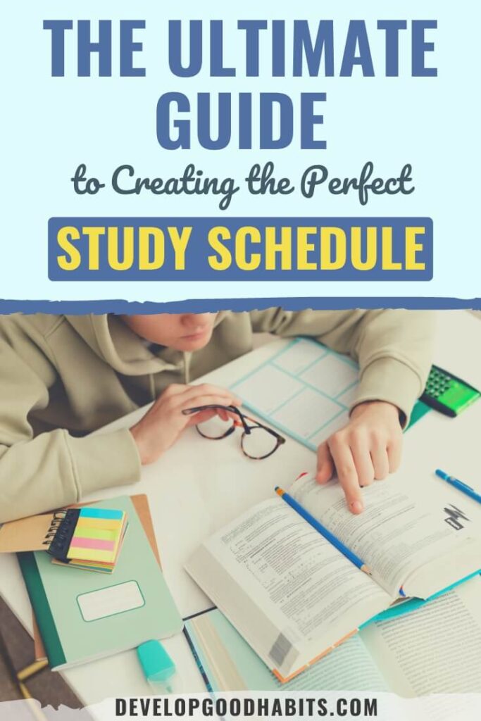 study schedule | study schedule maker | study schedule example
