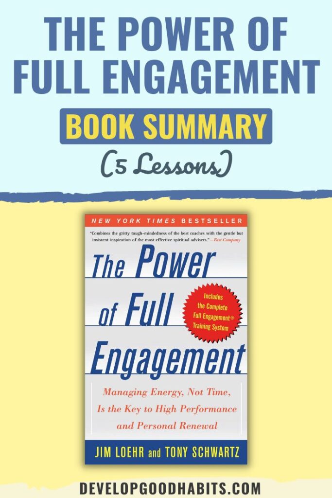 the power of full engagement summary | the power of full engagement book summary | the power of full engagement book review