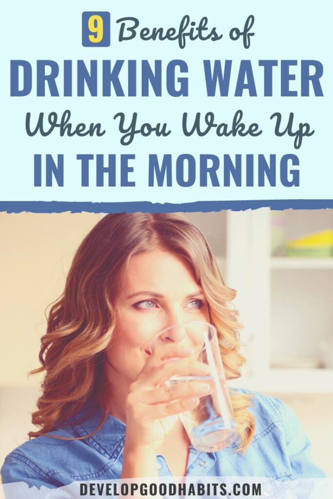 drinking water when you wake up | are you supposed to drink water when you wake up | benefits of drinking cold water when you wake up