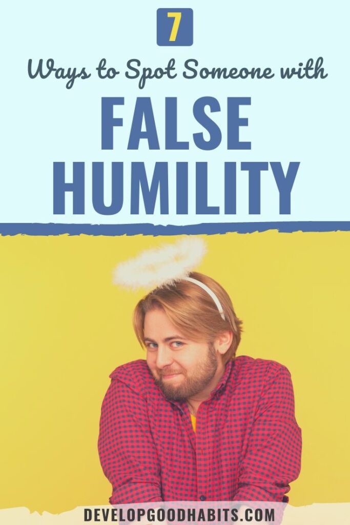 false humility | signs of false humility | what is false humility