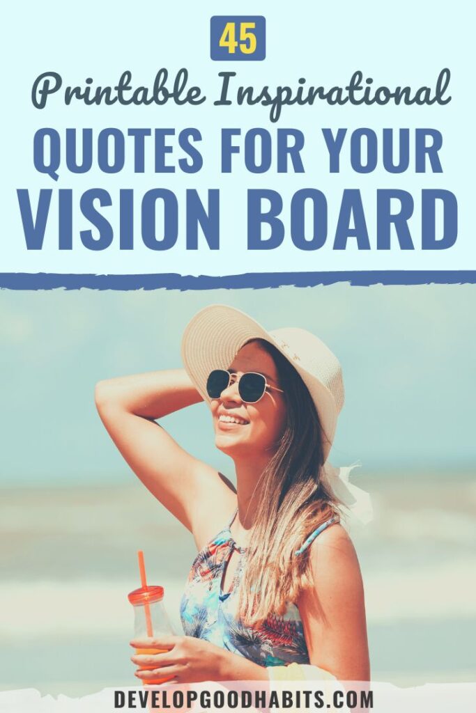 free vision board quotes printables | vision board quotes inspiration | vision board quotes goal setting