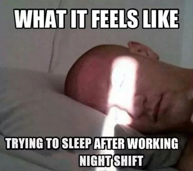 shift change jokes | late-night antics | night shift relatable memes