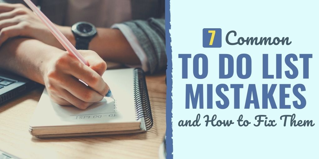 to do list mistakes | to do list error | avoid to do list mistakes